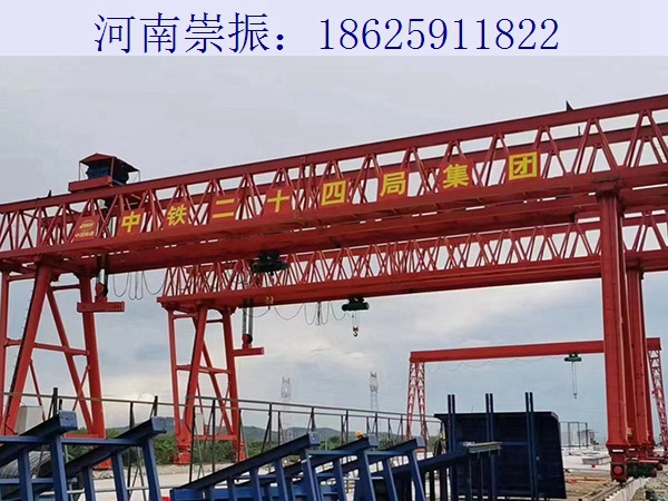 中铁24局80吨24米龙门吊